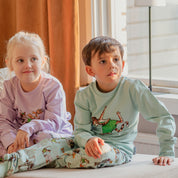Tvådelad pyjamas Pettson och Findus Mint