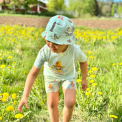 Pyjama-Set Pettersson und Findus Grün