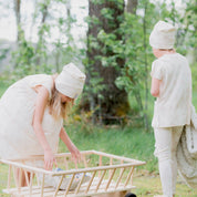 Mössa Bambu Klöver Beige