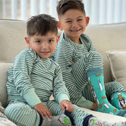 Pyjamas tvådelad Grön/Navy