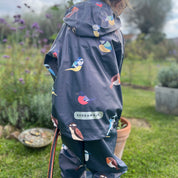 Regnsett ofodrat Birds Navy