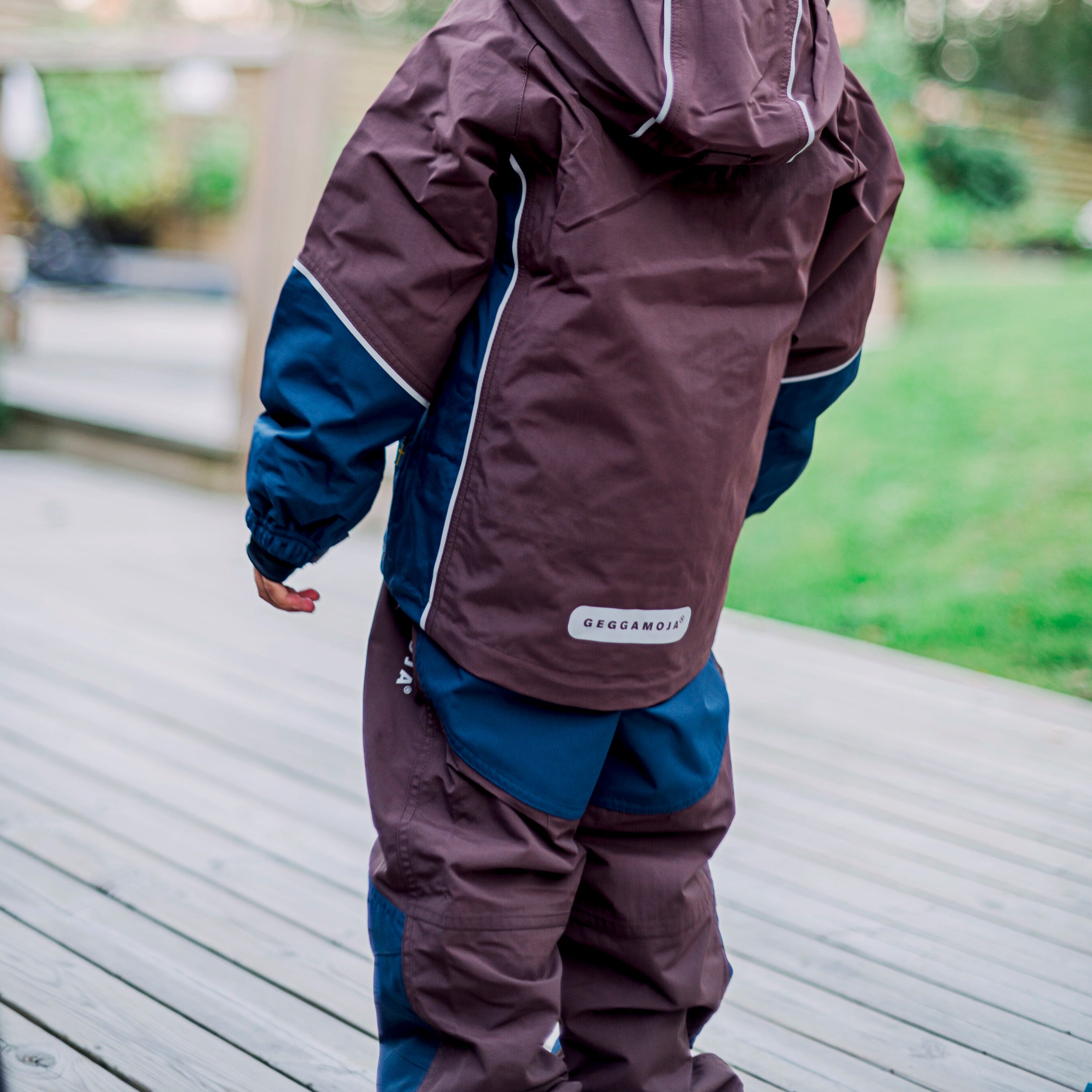 Skalhosen hoch Braun/Marineblau