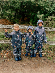 Regnsett ofodrat Birds Navy