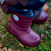 Gummistövlar fodrade Burgundy