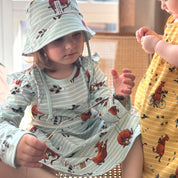 Snurrklänning Mamma Mu och Kråkan Mint/Vit