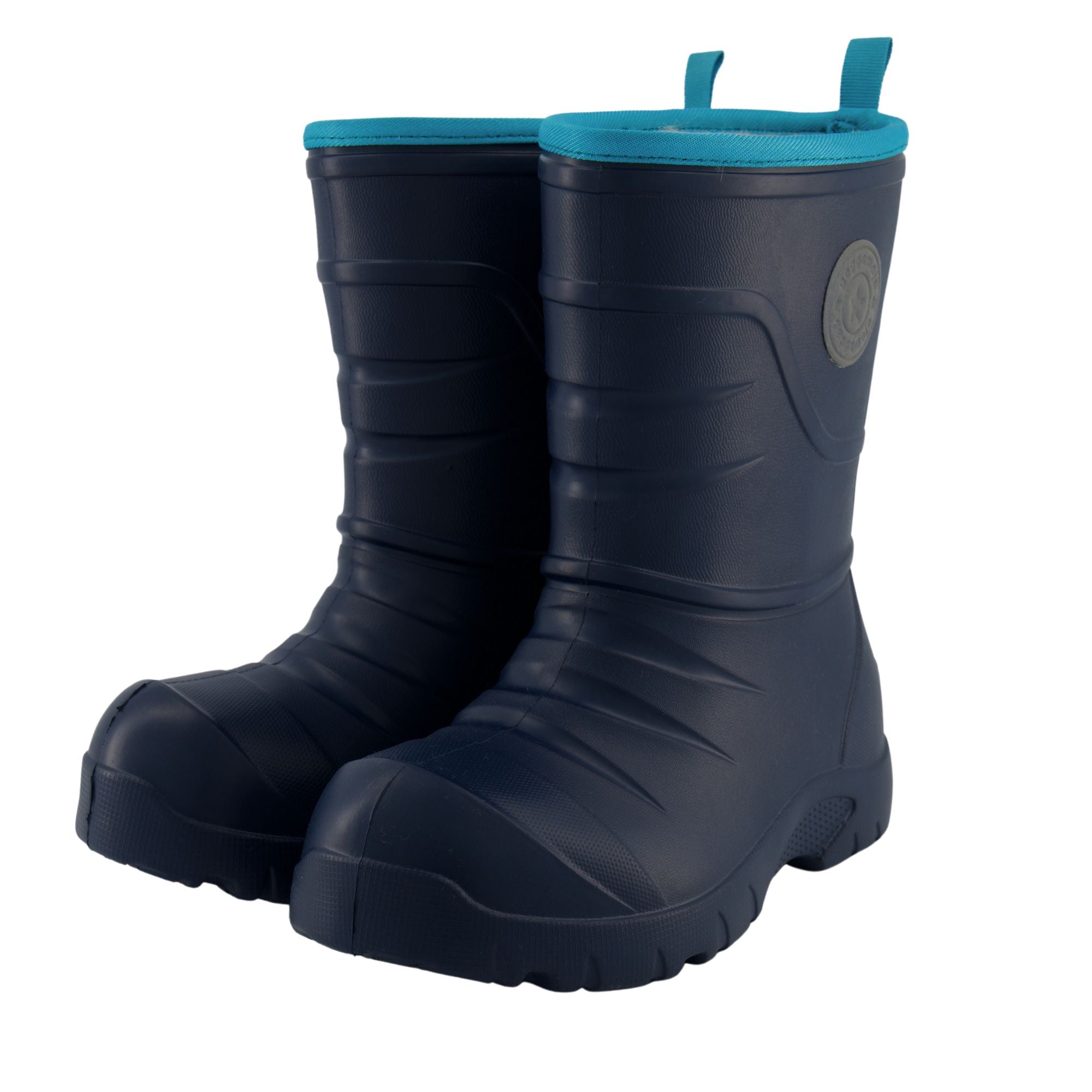 Gummistövlar fodrade Navy