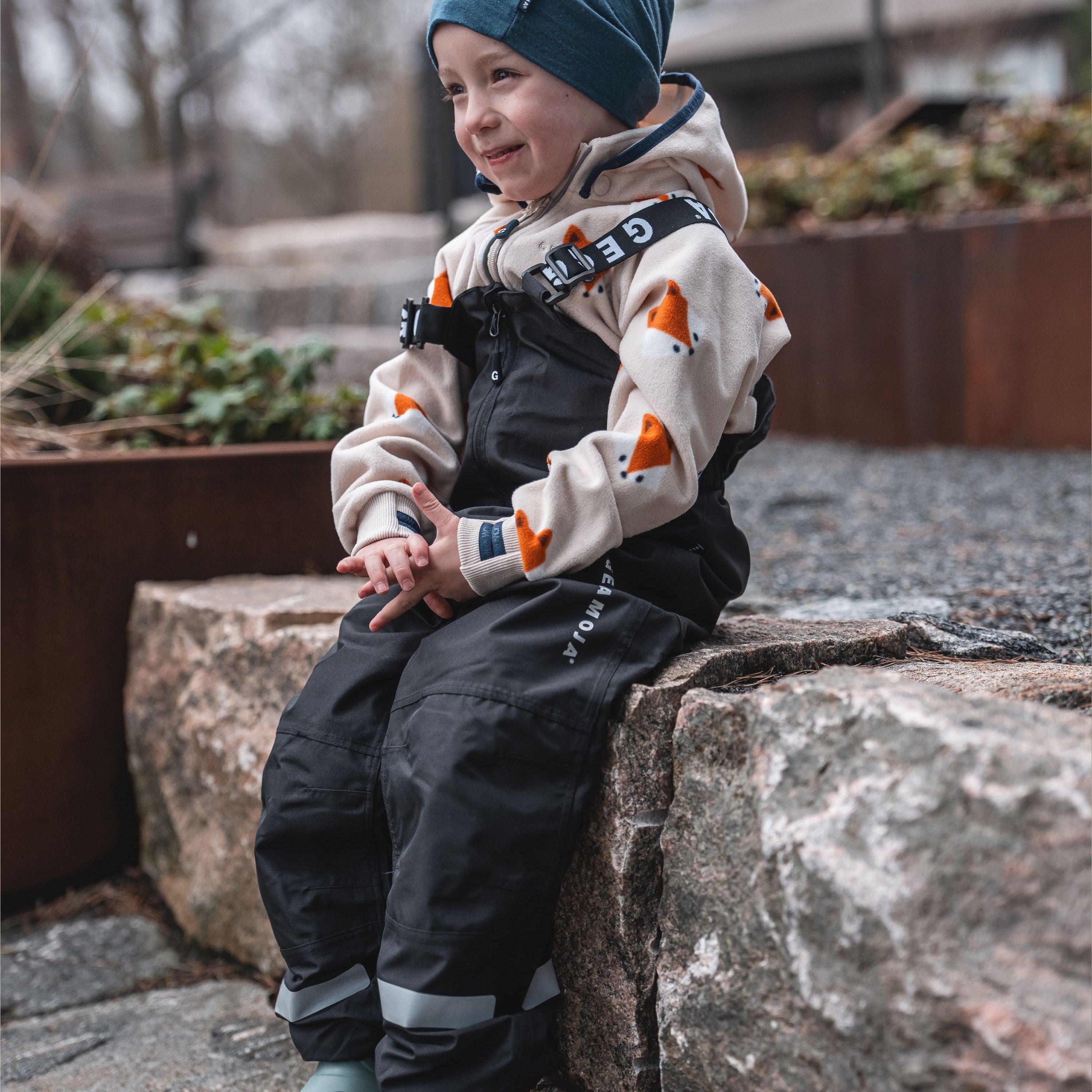 Vindfleece jacka Räv Beige