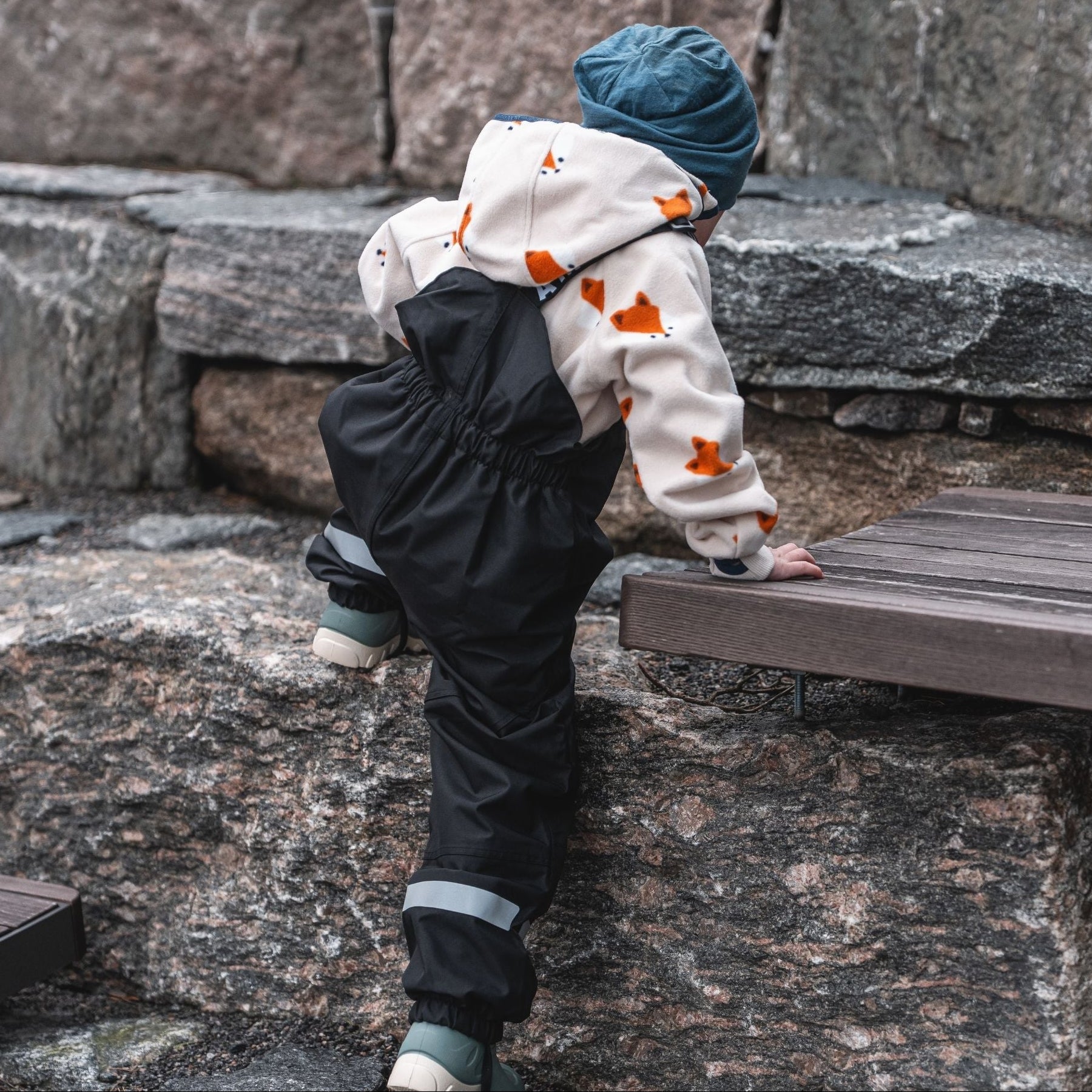 Skallbukser høye Svart