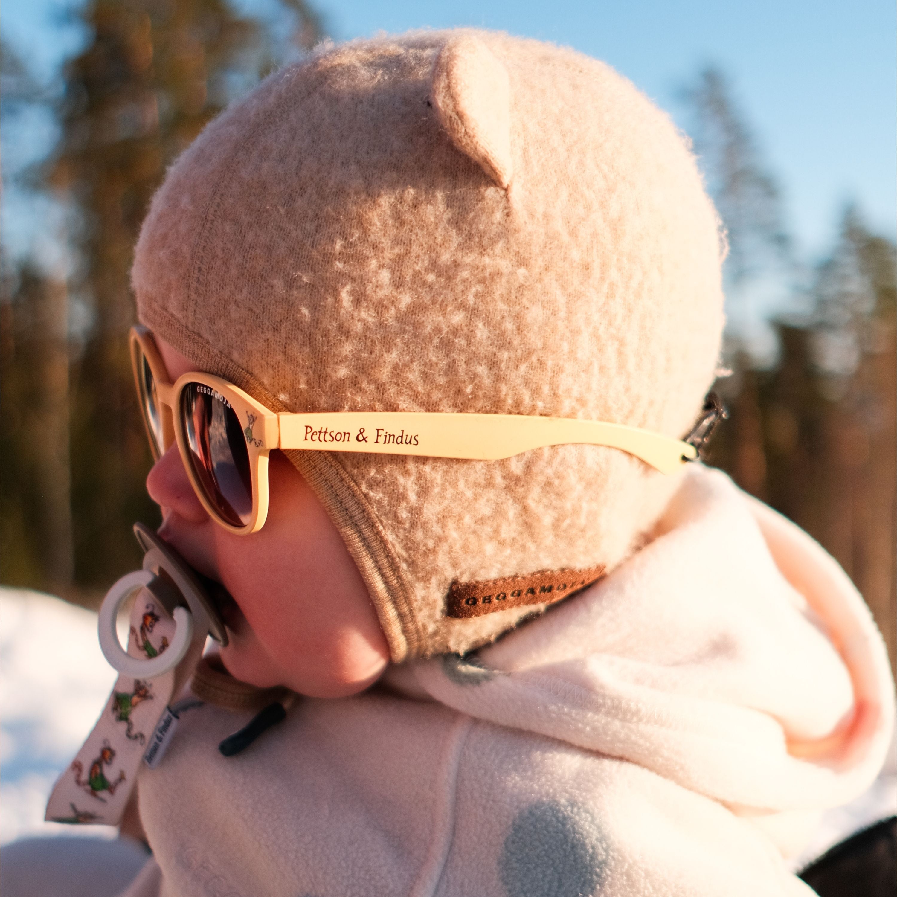 Solglasögon 2-6 år Pettson och Findus Gul