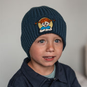 Stickad Mössa Pippi Långstrump Marinblå
