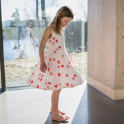 Kleid Bambus Erdbeere