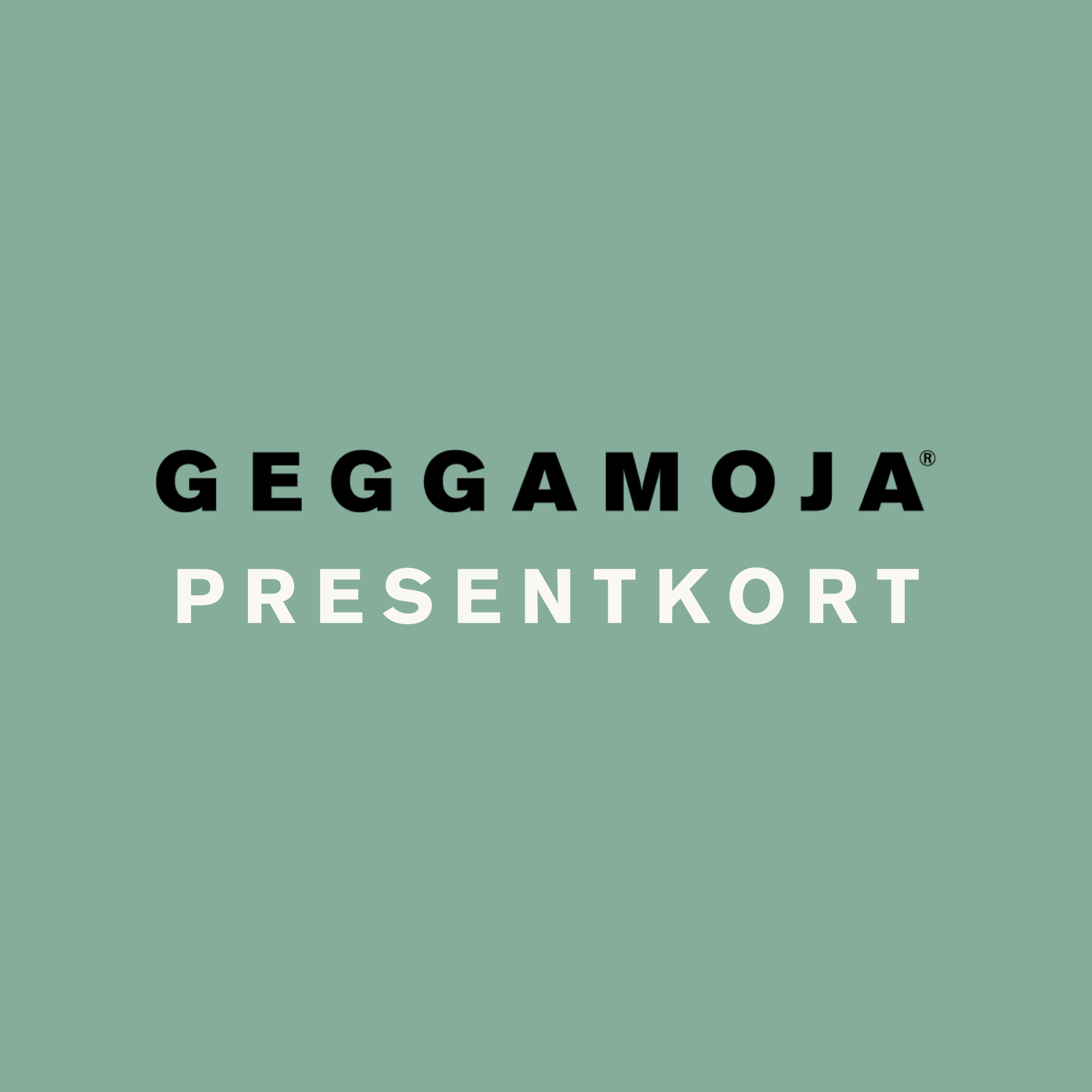 Geggamoja Presentkort