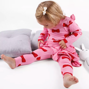 Leggings Bambus Sløyfe Rosa