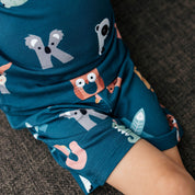 Sommerkleid Bambus Tierbuchstaben