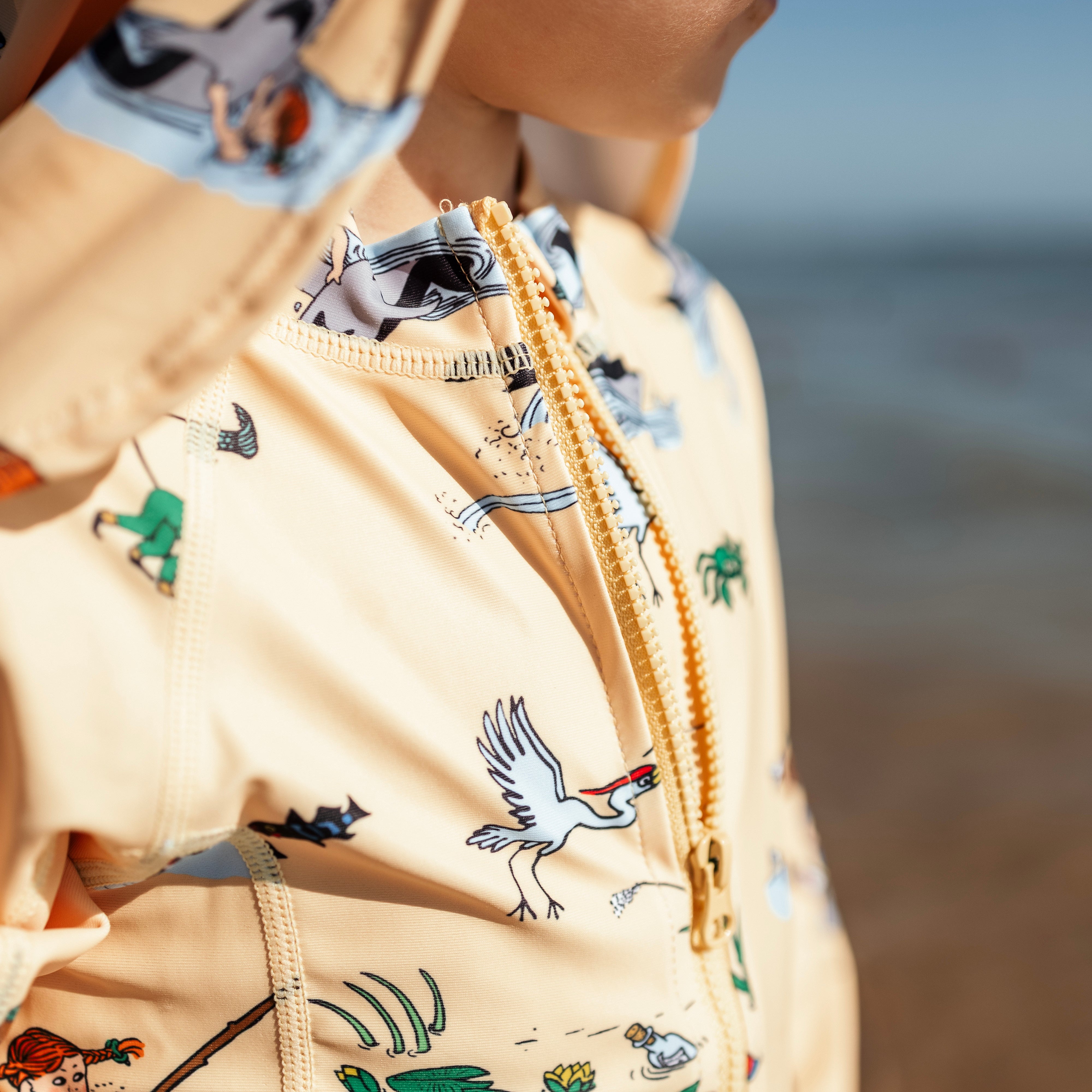 UV suit Pippi Longstocking Yellow