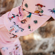 UV-Sonnenkappe Pippi Langstrumpf Rosa
