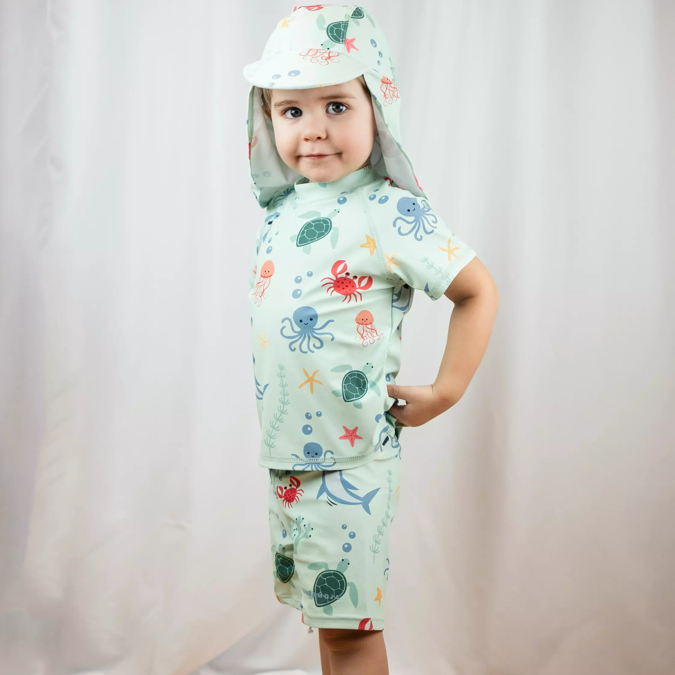 UV-solkeps Havsdjur Blå