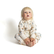 Pyjamas Pippi Langstrømpe myk beige
