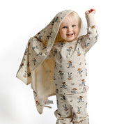 Baby blanket Pippi Longstocking soft beige