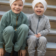 Pants in Wool Terry Gray Melange