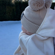 Vindfleeceheldress Beige