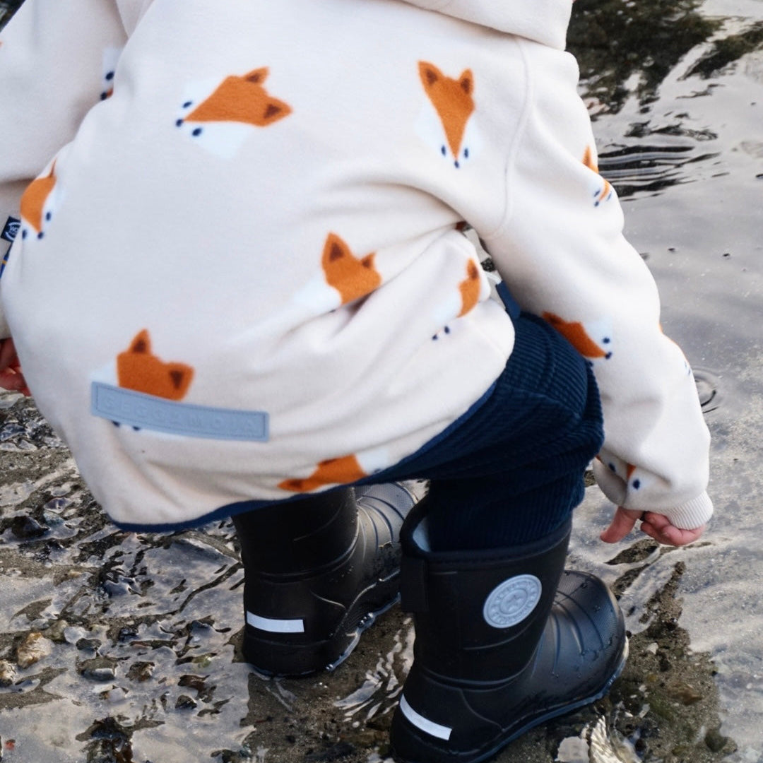 Vindfleecejakke Räv Beige