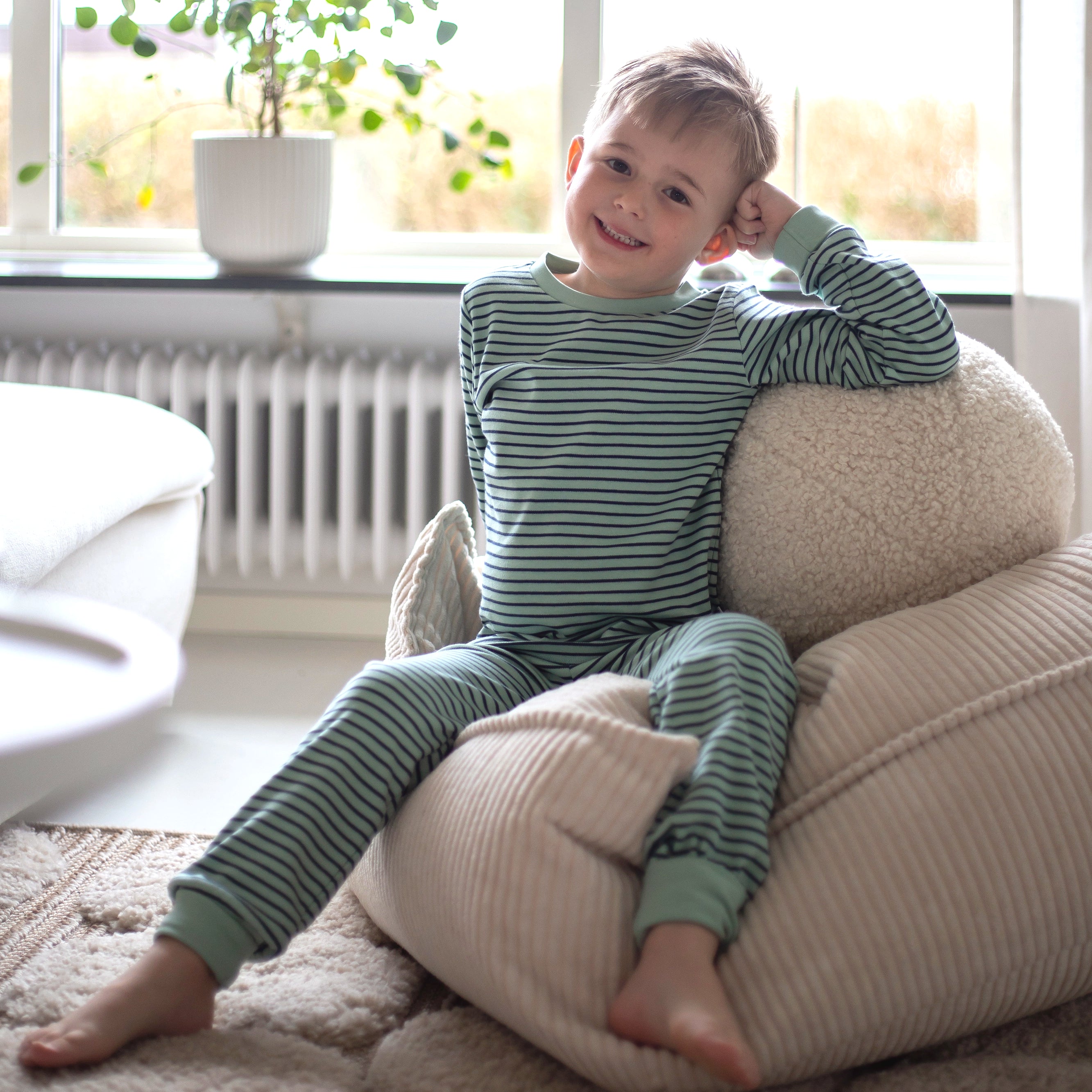 Pyjamas tvådelad Grön/Navy
