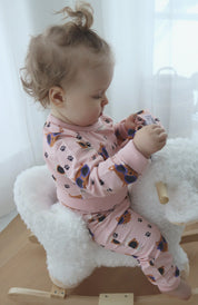 Body Bambu Cool Cats Rosa