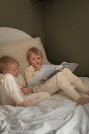 Pyjamas tvådelad Bambu Klöver Beige