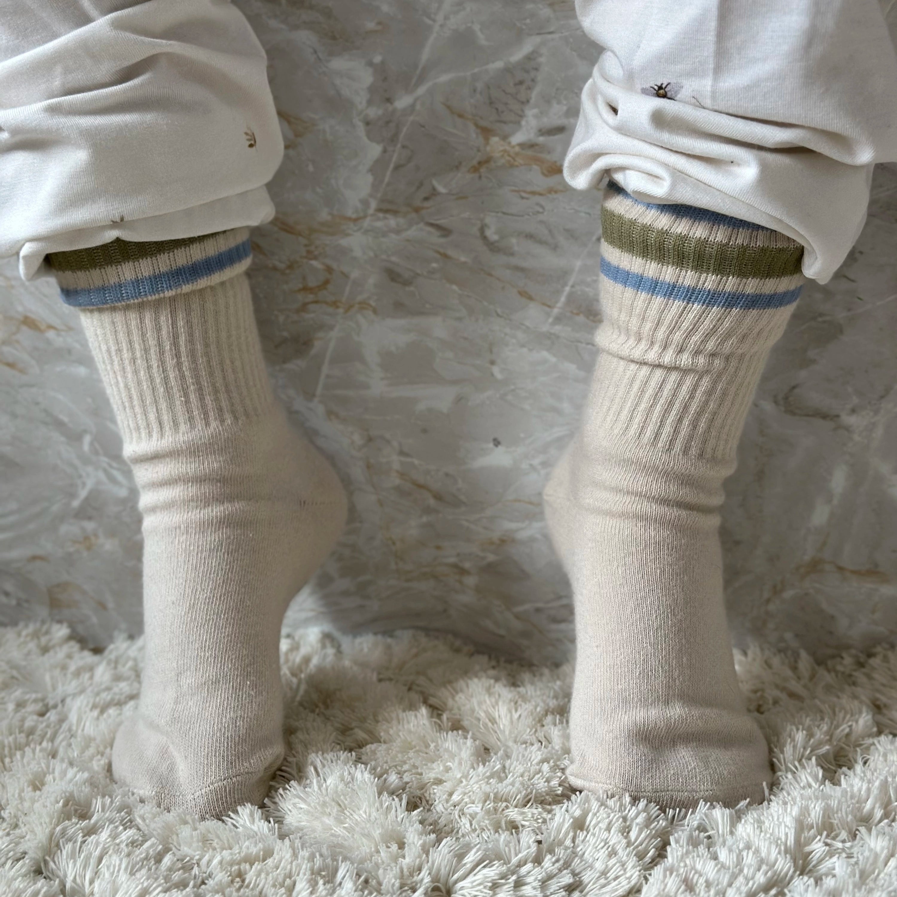 Tennis strumpor 2-pack Beige