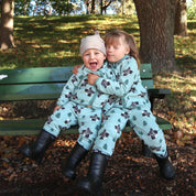 Fleece Set Racoon Green