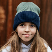 Knitted Beanie Moss Green