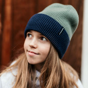 Knitted Beanie Moss Green