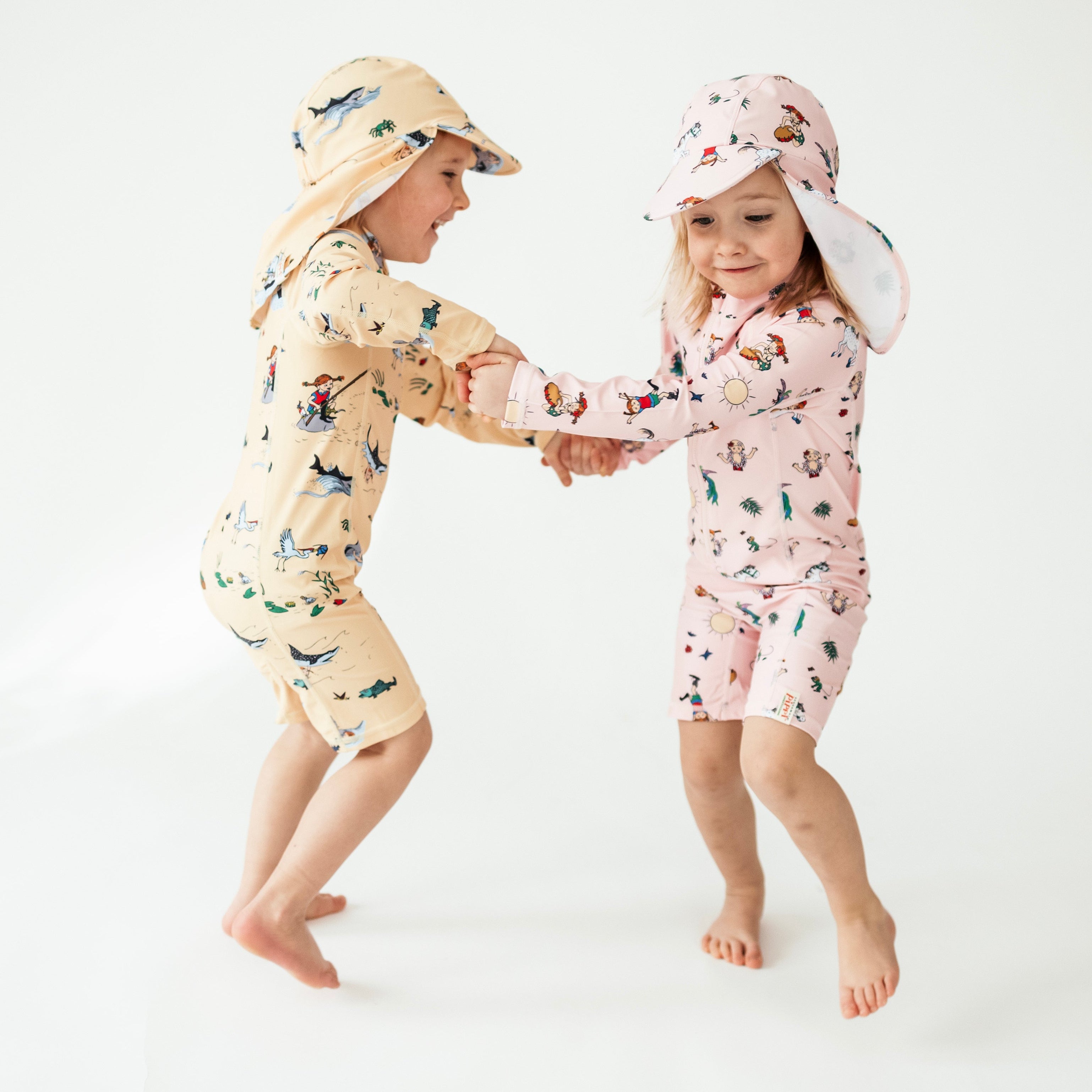 UV suit Pippi Longstocking Yellow