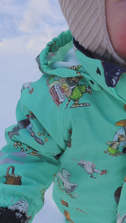 Regenkleidung mit Fleece gefüttert Pettersson und Findus Mint