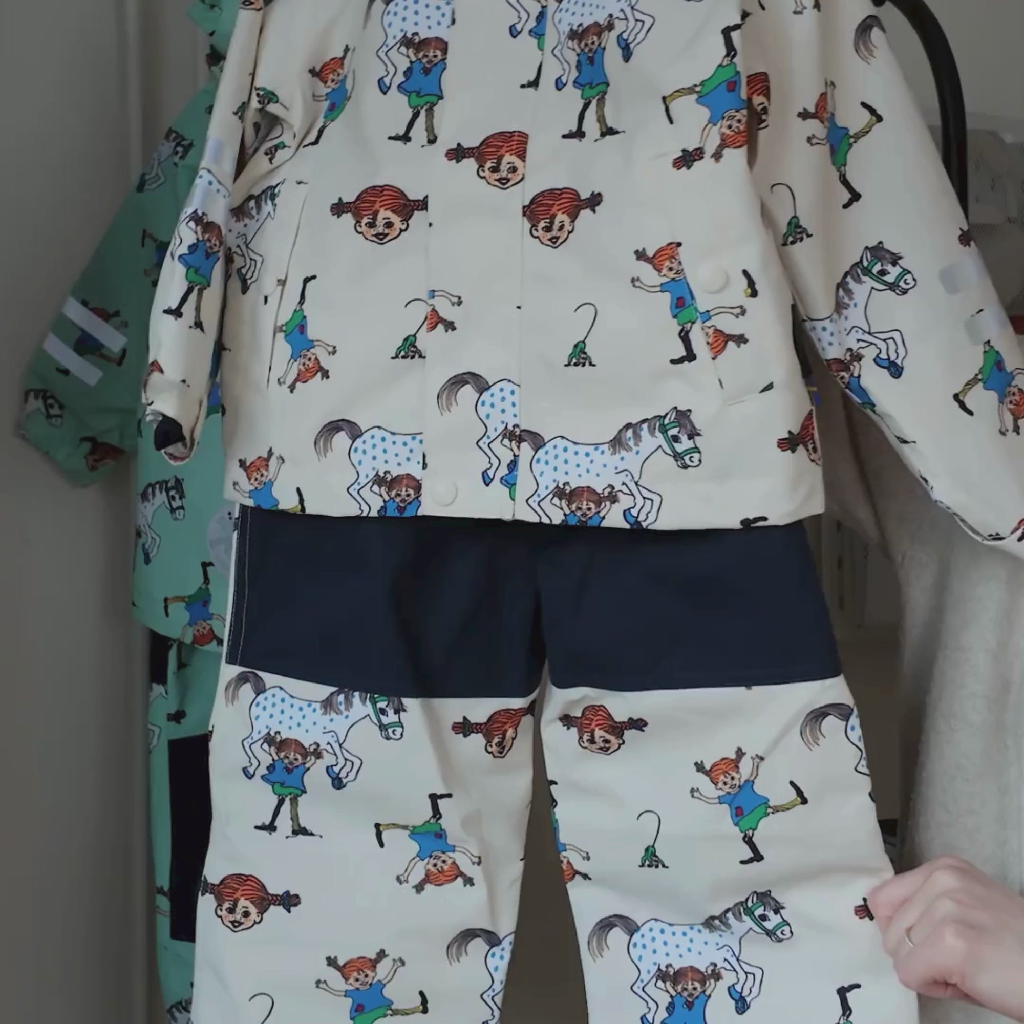 Skaljacka Pippi Långstump Beige