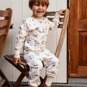Pyjamas tvådelad Bambu Panda Beige