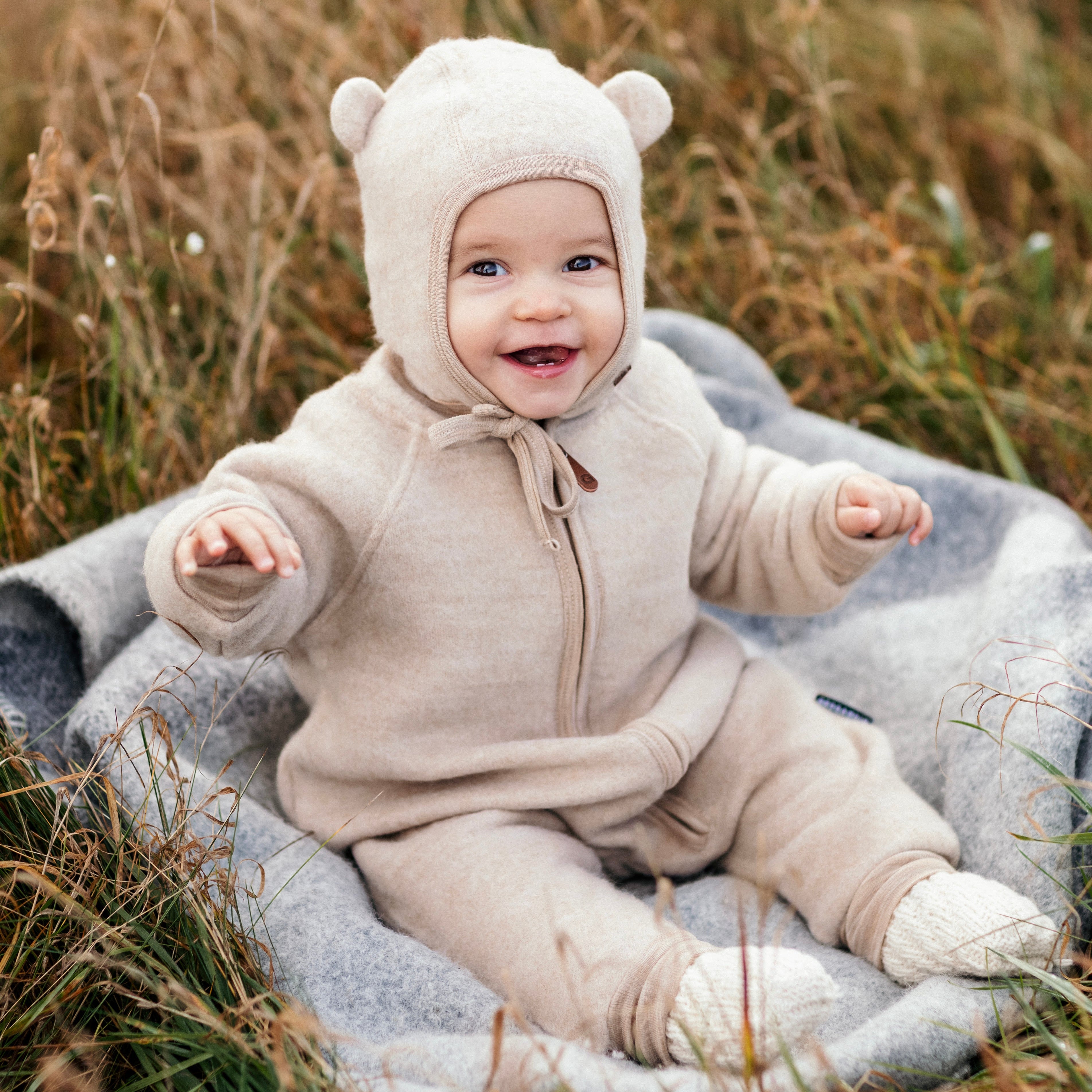 Overall Ullfleece Beige