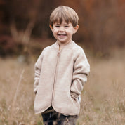 Jacka Ullfleece Beige