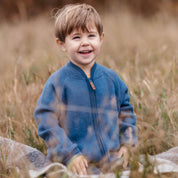 Jacka Ullfleece Blå