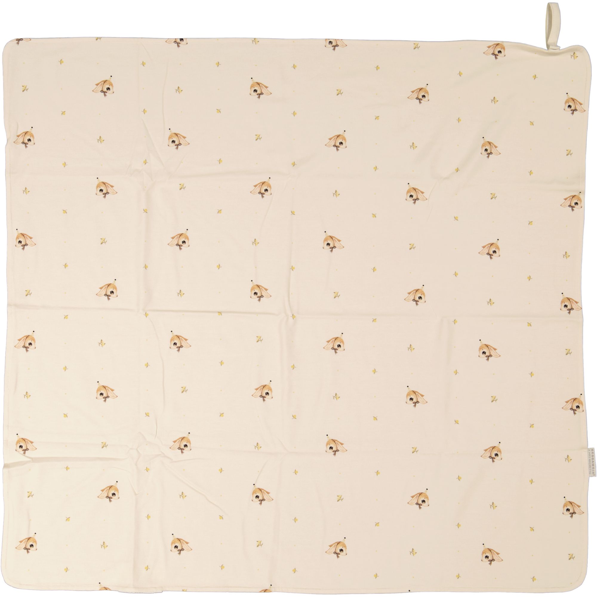 Bamboo baby blanket Long ear beige