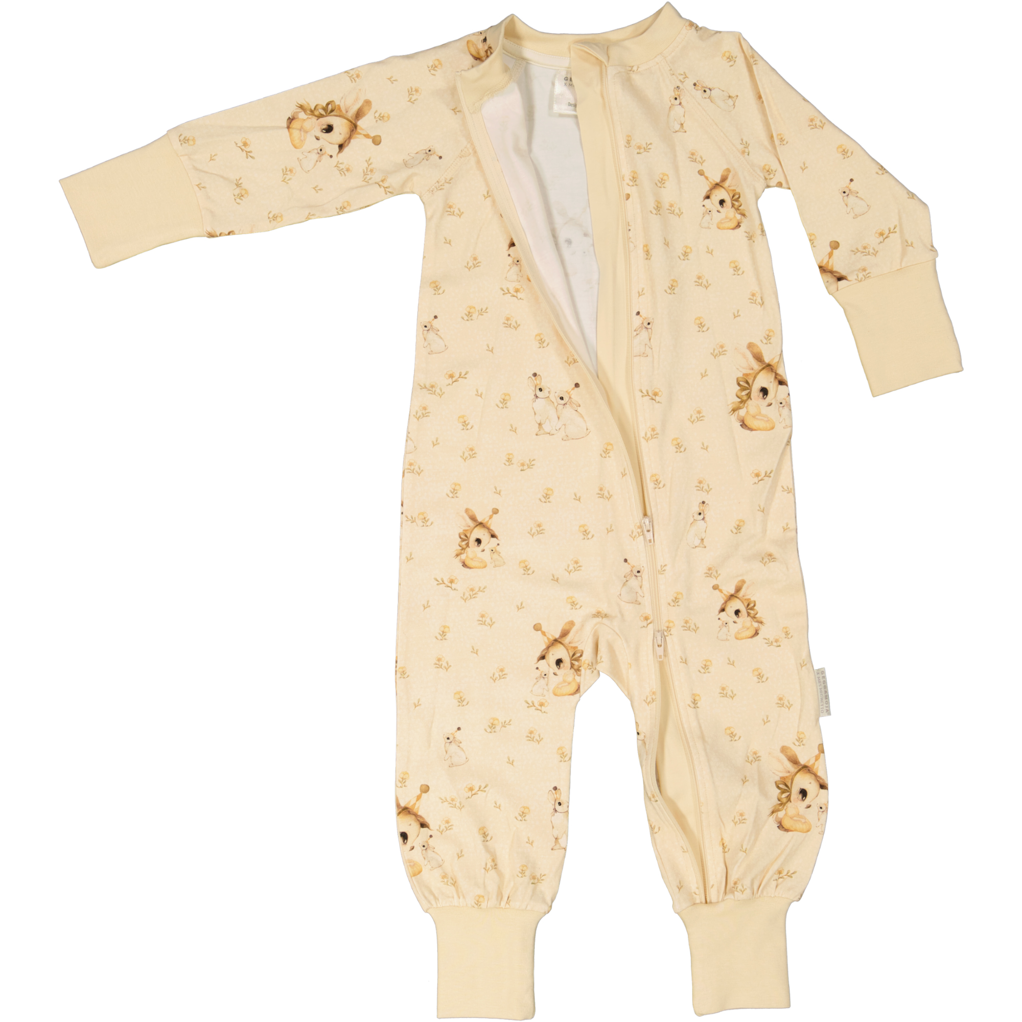 Bamboo baby Pyjamat Stella pouder