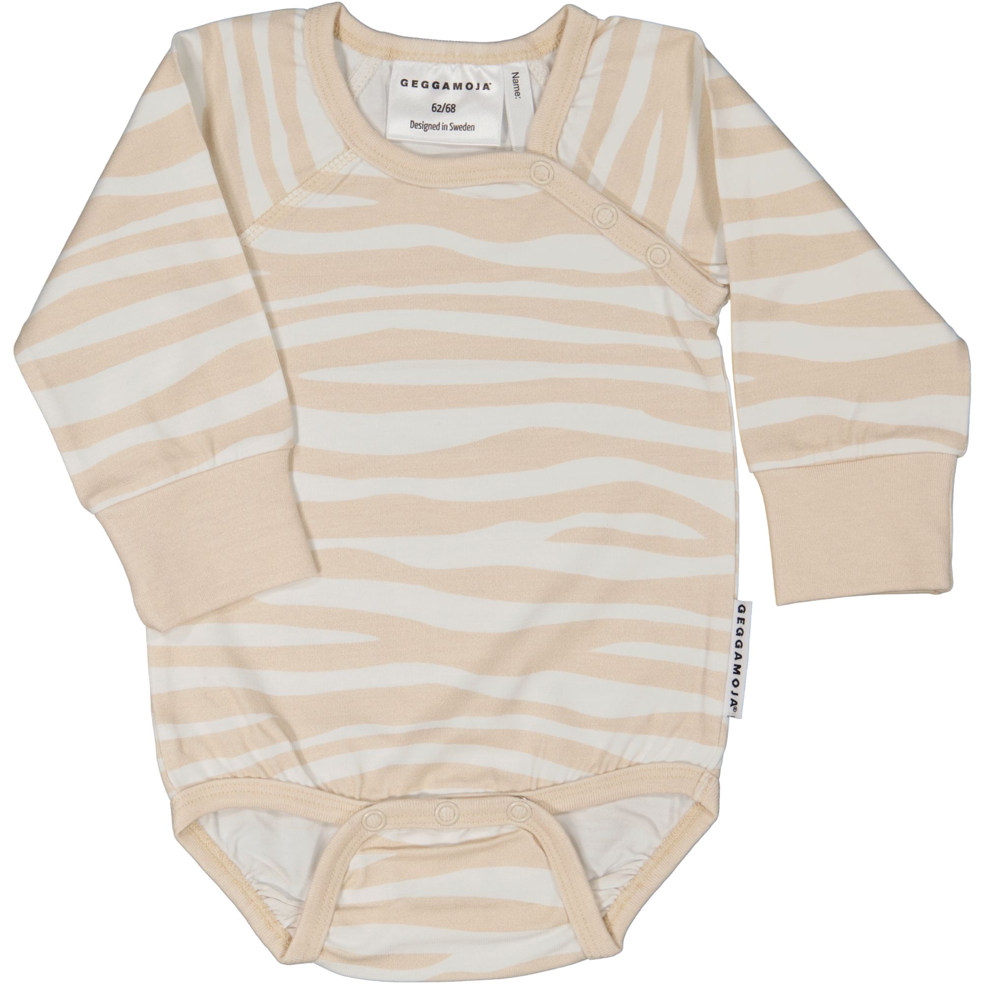 Bambus Body Suit Soft beež zebra