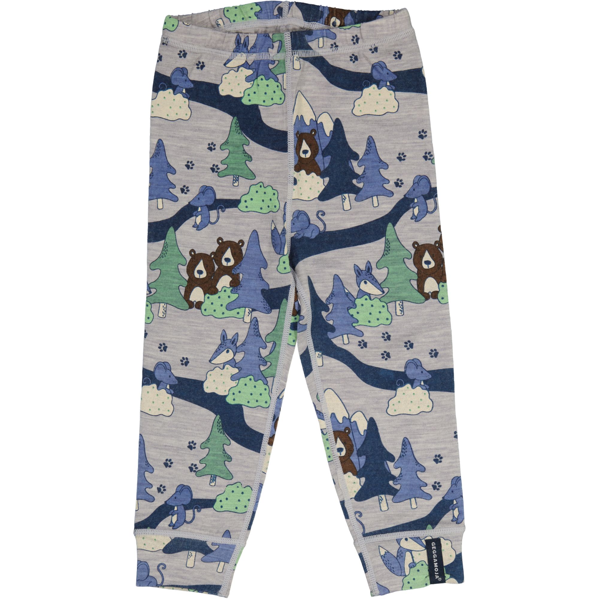 Merino wool pants Grey Forest