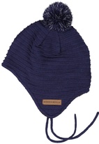 Knitted helmet hat Navy  2-6Y