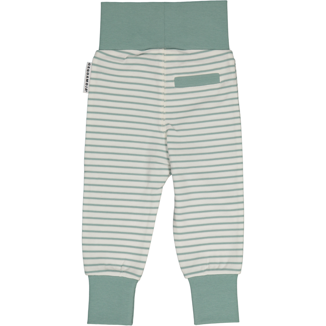 Baby trouser L.green/offwhite 50/56