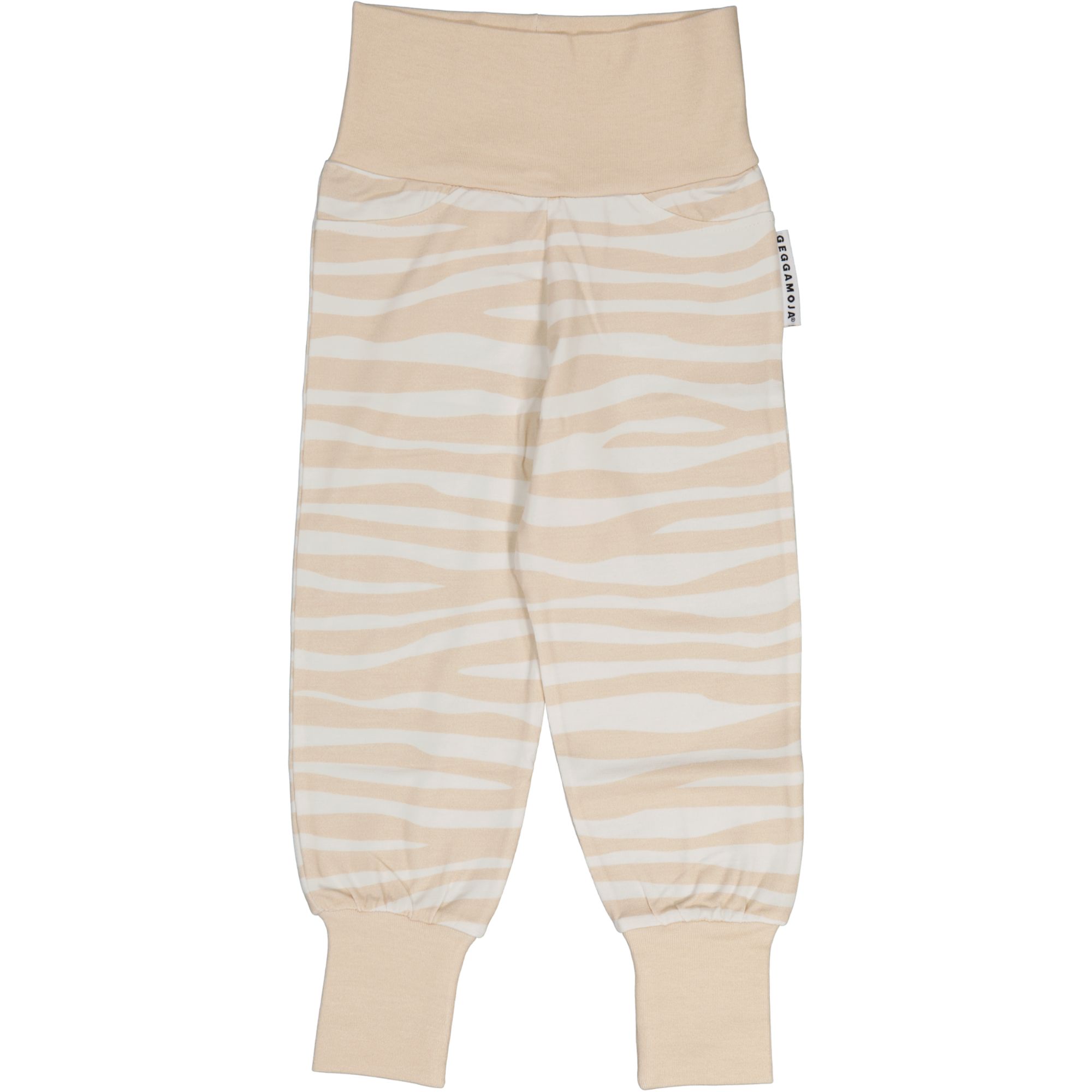 Bamboo Vauvan housut Soft beige zebra