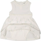 Babyklänning ärmlös Tiny Dots Vit 62/68