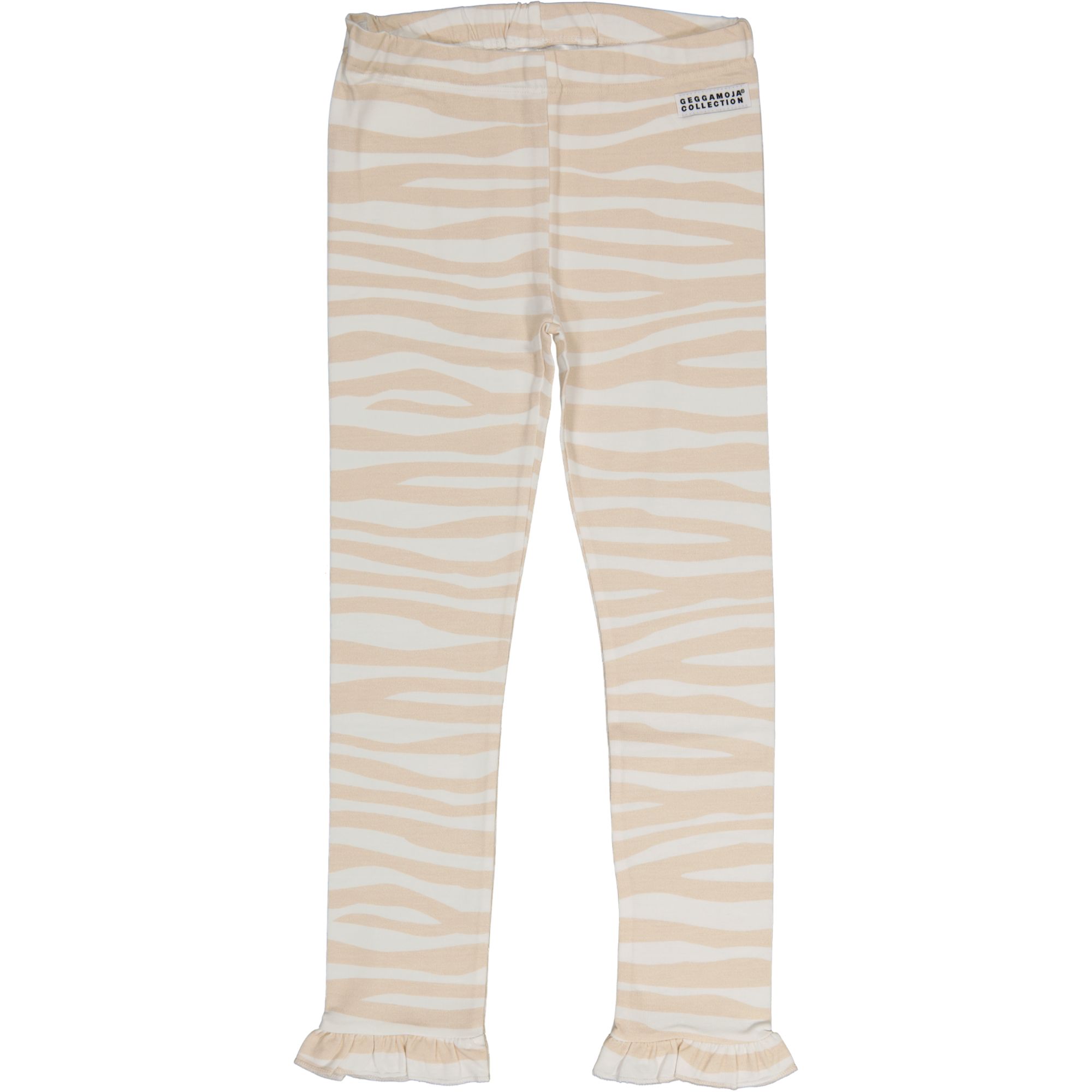 Bamboo leggings Soft beige zebra