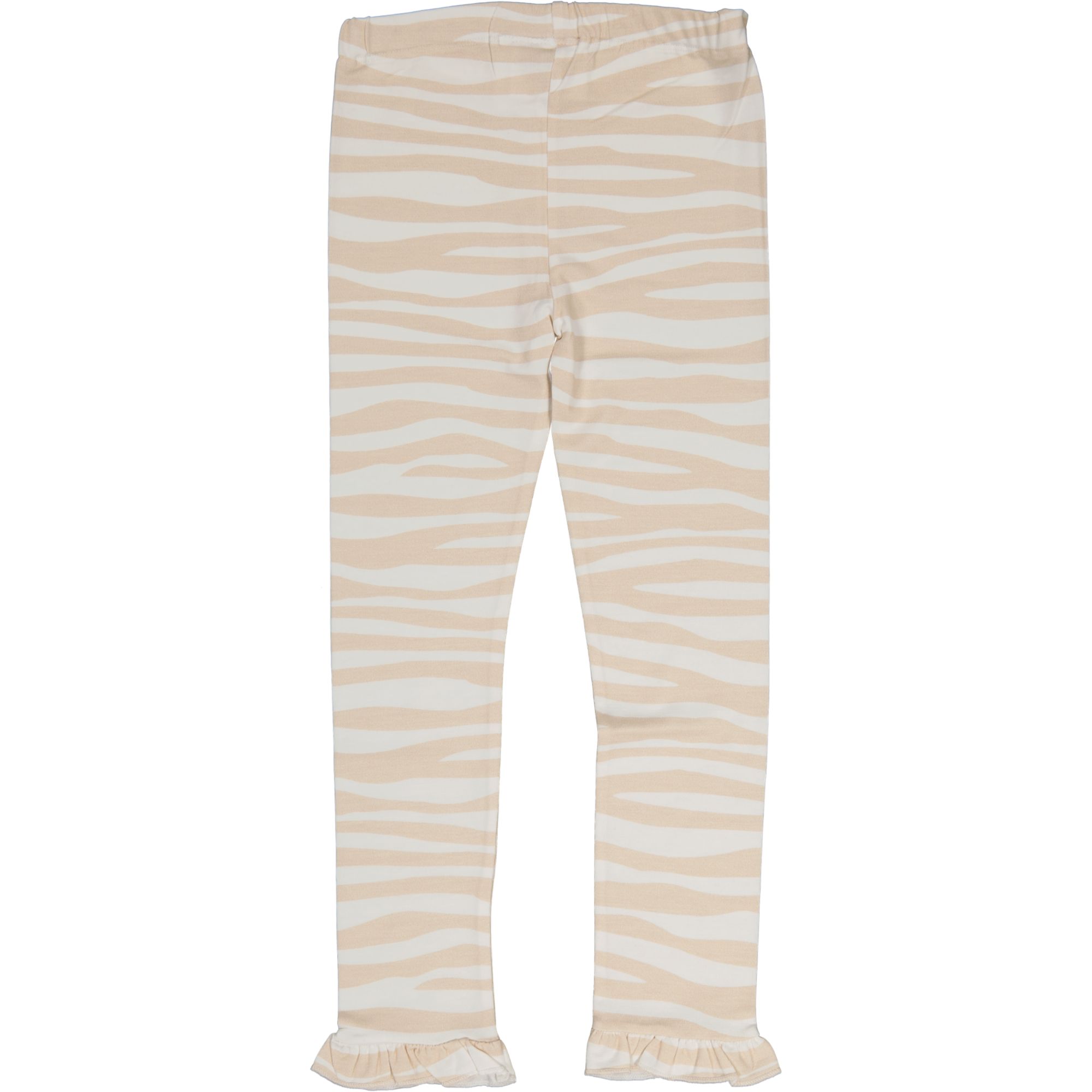 Bamboo leggings Soft beige zebra